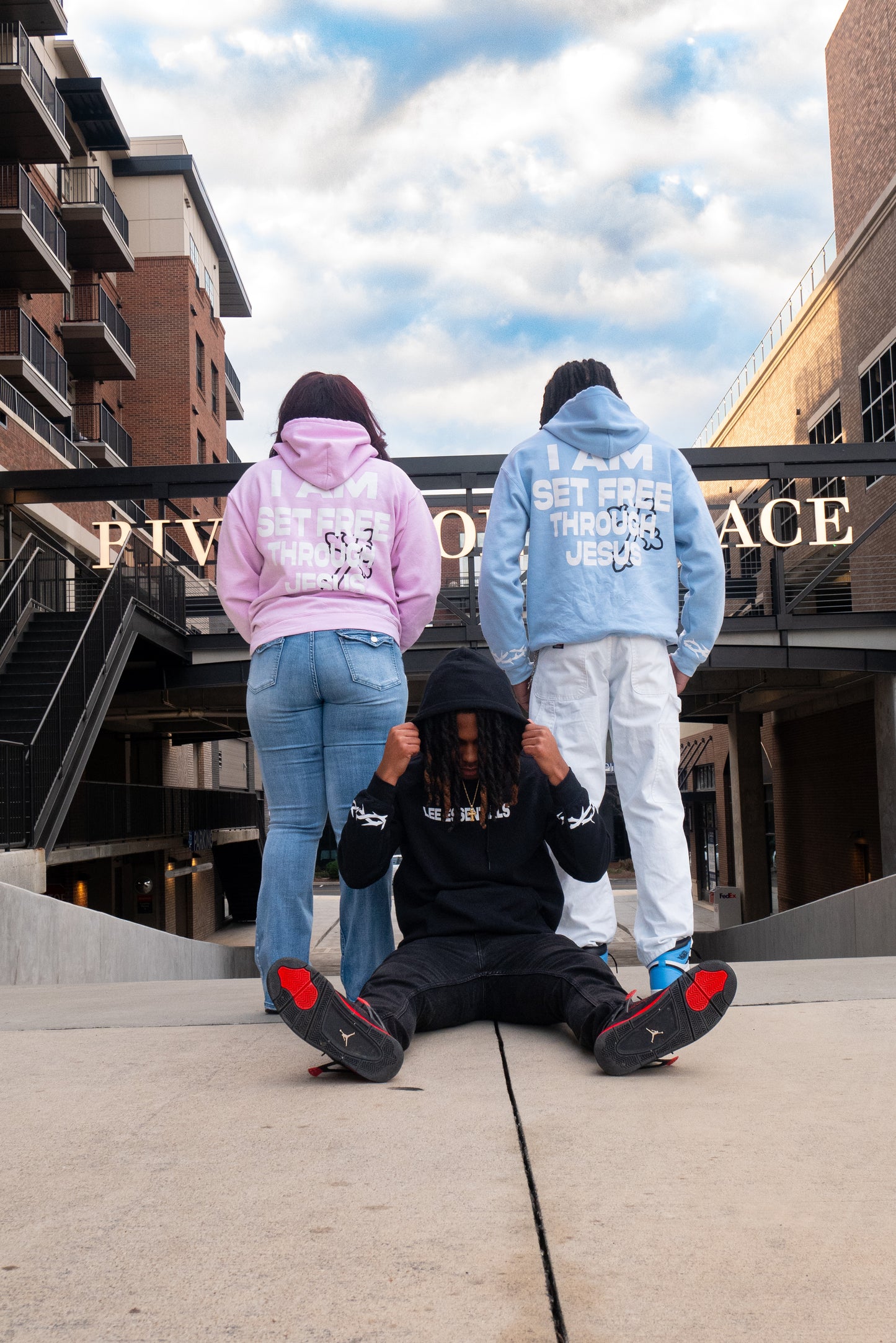 Saved Through Jesus Hoodies