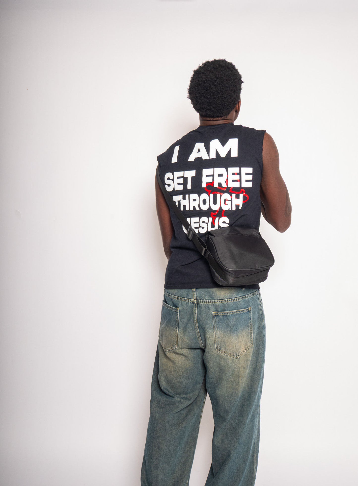 Saved Through Jesus Sleeveless Tees