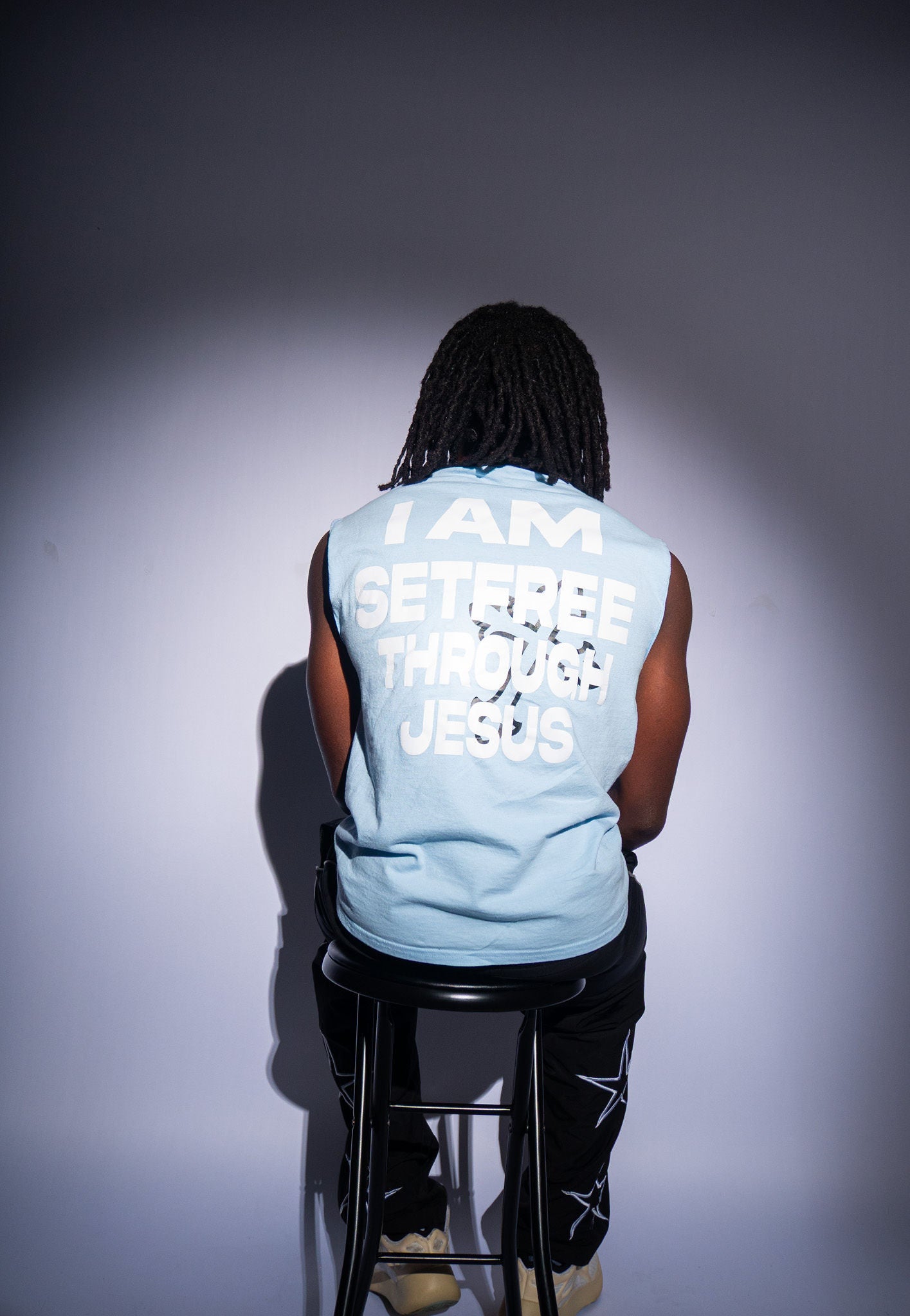 Saved Through Jesus Sleeveless Tees